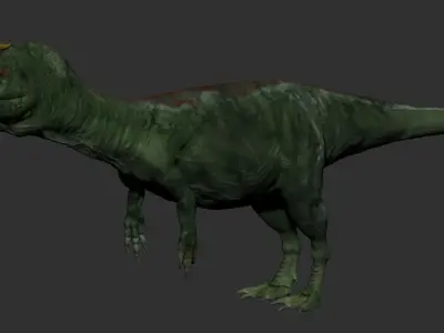 Dilophosaurus dinosaur 3D model