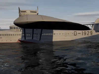 Dornier Do-X 3D model