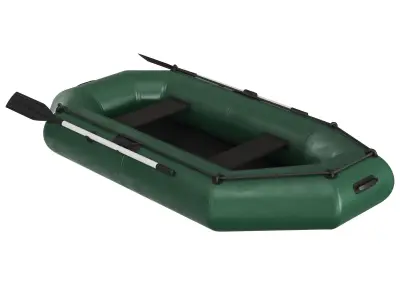 Inflatable boat 3D model