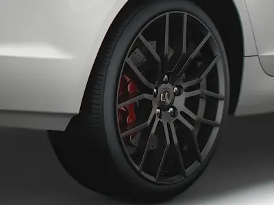 Vauxhall VXR8 2015 wheel 3D model