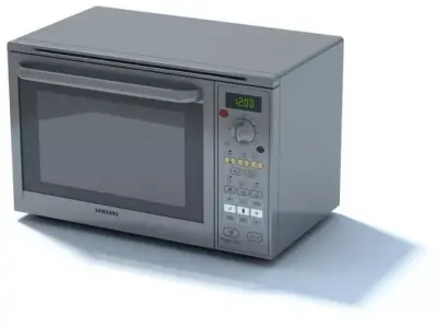 High Tech Microwave 3D model
