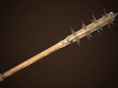 Morgenstern 01 Low-poly 3D model