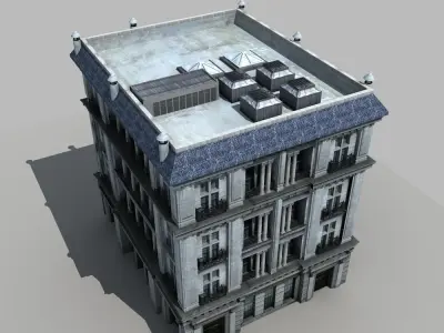European Building 3D model
