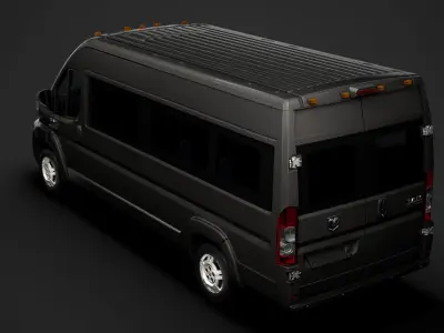 Ram Promaster Window Van 3500 HR 159WB EXT 2020 3D model
