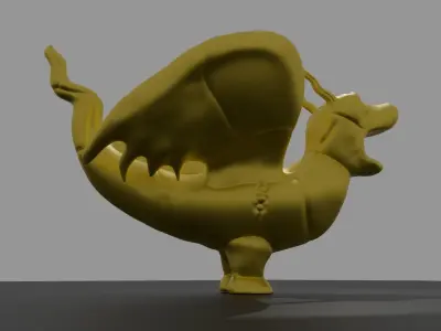 The Belfry Dragon of Ghent 3D print model
