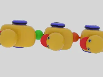 Duckling Toy 3D model