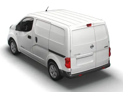 Nissan E NV200 Van 2022 3D model