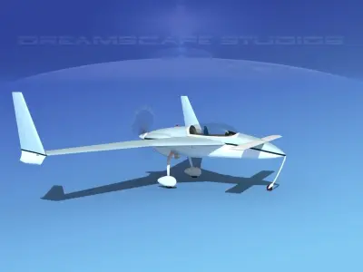 Rutan VariEze V14 3D model