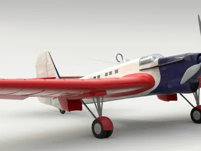 Tupolev ant-25 3D model