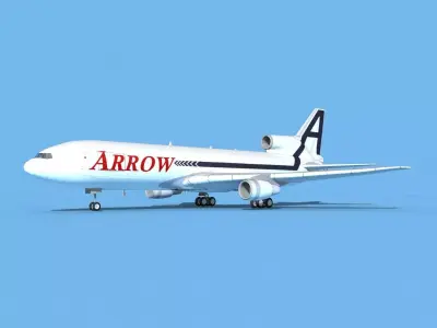 Lockheed L-1011 TriStar Arrow Cargo 3D model