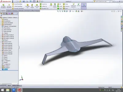 drone nightfury xSS 06 3D model