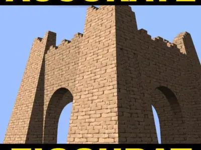 The Accurate Ziggurat of Ur - 3d model 3D model