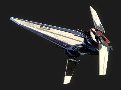 V - Wing Star Wars 3D model