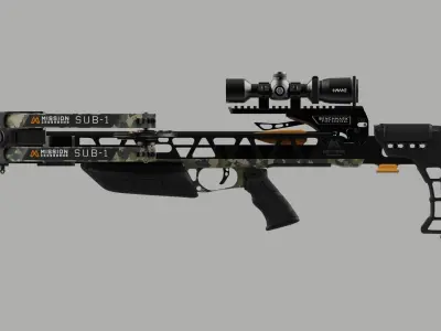 Mission SUB 1 Crossbow - Hero Asset - Realistic 3D model