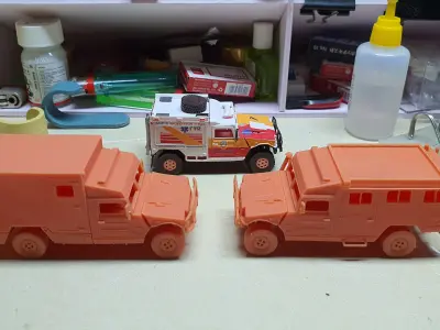 Uro Vamtac S3 Ambulance version 3D print model