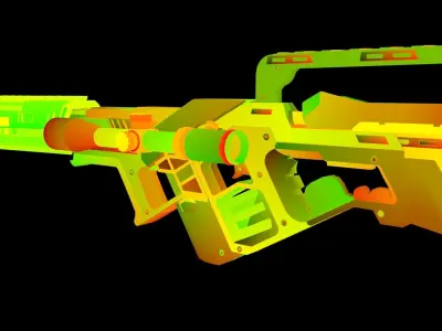 GUN MODEL Free low-poly 3D model