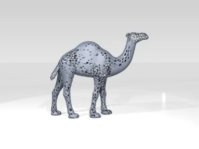 Dromedary Voronoi 3D model