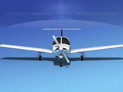 Piper Turbo Arrow III 3D model
