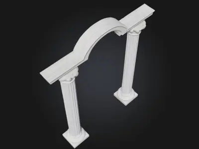 Classical Archway  A Grand Passage Through Antiquity 3D model