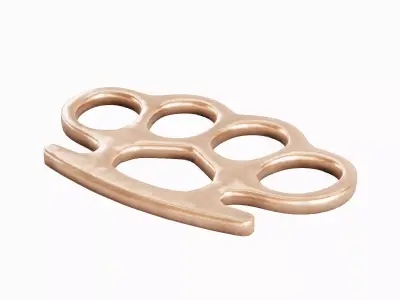 Knuckles 02 Low-poly 3D model