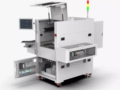 Automatic PCB Board Heating Dispenser Machine 3D model