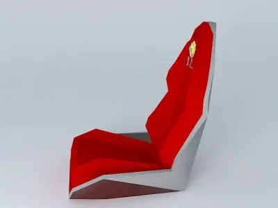 Sport car seat NEG Free 3D model