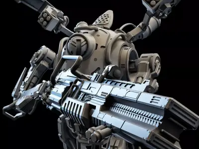 Titanfall Northstar 3dPrintable  75mm 3D print model