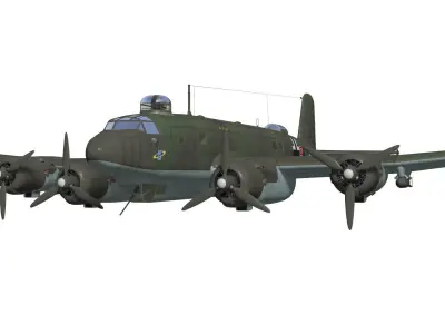 focke wulf fw-200 condor 3D model