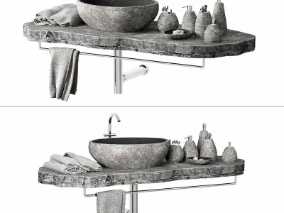 Washing stone n7 3D model