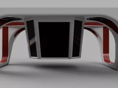 Autonomous rideshare eVTOL aircraft 3D model