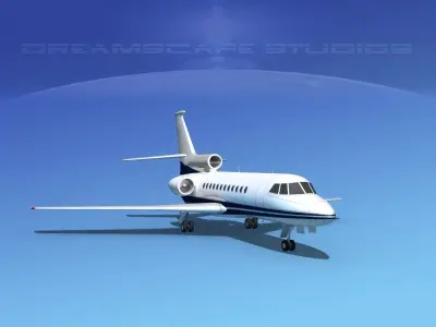 Dassault Falcon 900 V15 3D model