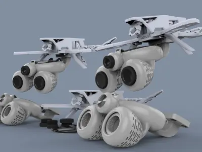 Drone 3D Scanner Free 3D print model
