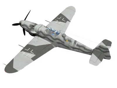 Messerschmitt Bf 109 G6R6N 3D model