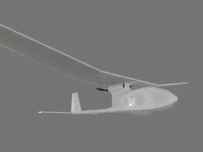 AeroVironment RQ-11 Raven  Low-poly 3D model