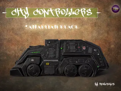 City Controllers - Samaritan Reach  - PBR lowpoly Low-poly 3D model