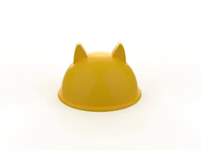 Cat Hat Cute Low-poly 3D model