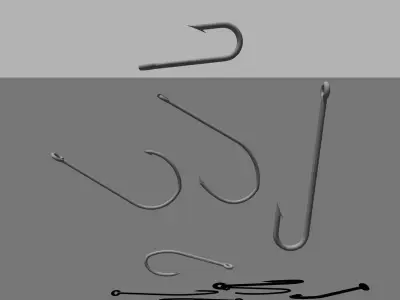 Simple Hooks Free 3D model
