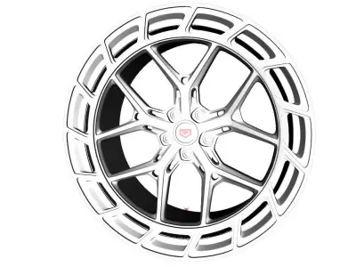 Wheel Model Vossen LC3-01T 3D model