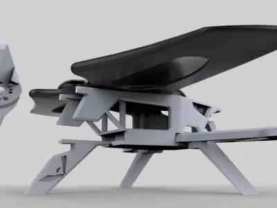 ES Drone Wing Free 3D print model
