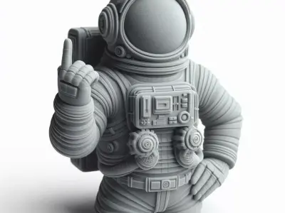 NASA Astronaut Helmet 3D Model 3D print model