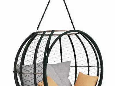 Swing for outdoor area Sphere 3D model