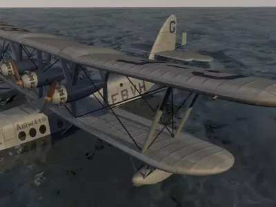 Short S-8 Calcutta 3D model