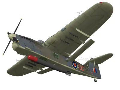 Fairey Barracuda Mk2 3D model