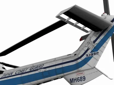 AS332 MkII Super Puma 3D model