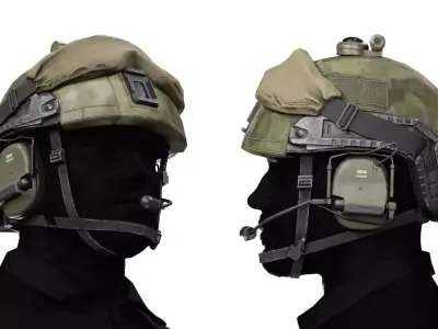 LSHZ HELMET HIGH CUT Low-poly 3D model