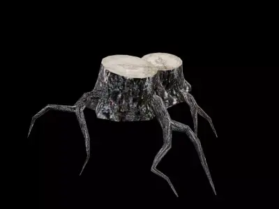 Dead Tree Low-poly 3D model