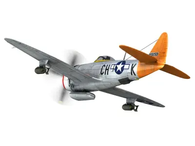 Republic P-47D Thunderbolt - Helen Jo 3D model