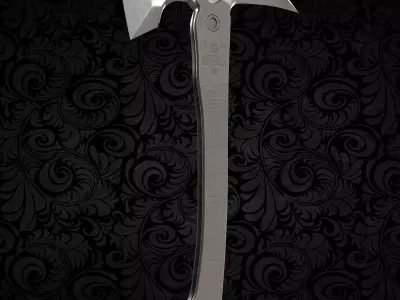 tactical axe Free low-poly 3D model