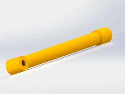 cylinder pipe 3D model