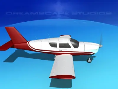 Socata TB-20 Trinidad V11 3D model